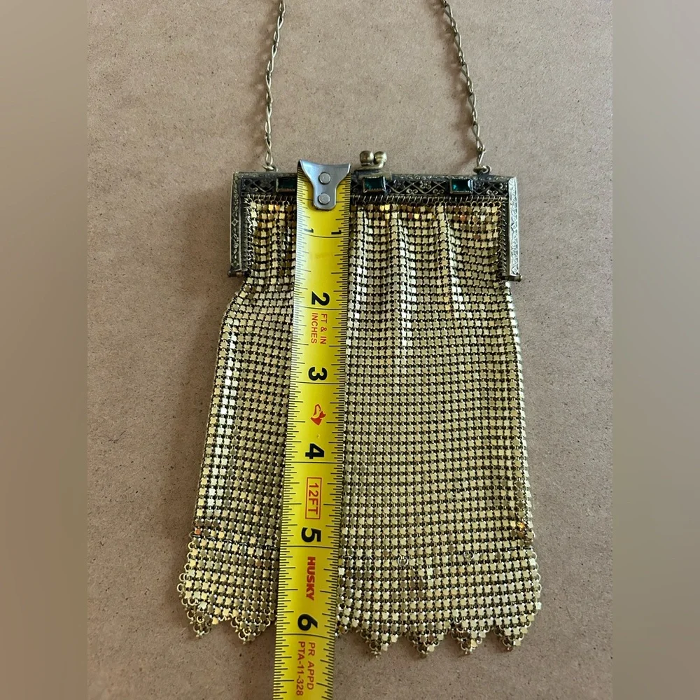 Vintage 1920s Whiting & Davis Metal Mesh Purse - Picture 5 of 14